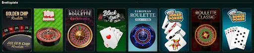 Entdecken Sie klassische Tischspiele bei Casinia – Roulette, Blackjack und Videopoker-Varianten im Uberblick Brettspiele im Casinia Casino – Golden Chip Roulette, Blackjack Classic, European Roulette, Joker Poker und mehr